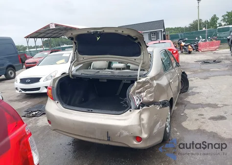 2010 Toyota Corolla Le из США, поврежденный, VIN 2T1BU4EE6AC502673